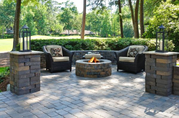 Fire Pit Installation in Longmont